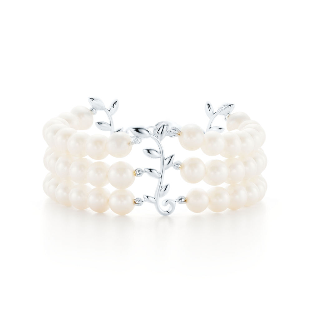 Bracelet Jonc Perles Lumineuses Élégant