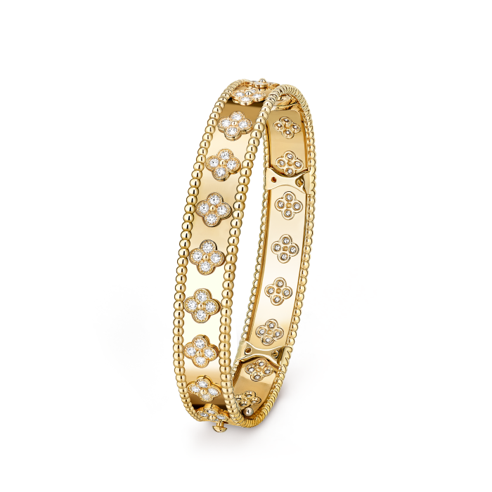 Bracelet Jonc Trèfle Porte-Bonheur Tendance